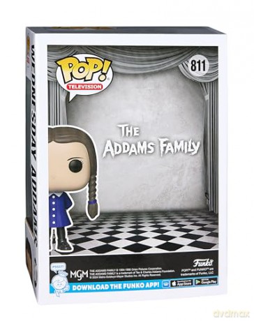 Funko Pop Television The Addams Family Wednesday Addams Diamond Glitter Black Special Edition 811 Vinyl Figure