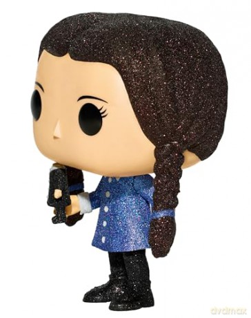 Funko Pop Television The Addams Family Wednesday Addams Diamond Glitter Black Special Edition 811 Vinyl Figure