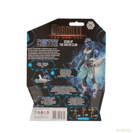 Giochi Preziosi Gormiti The New Era Carter Scion of the Water Clan Action Figure 15cm GRV11000