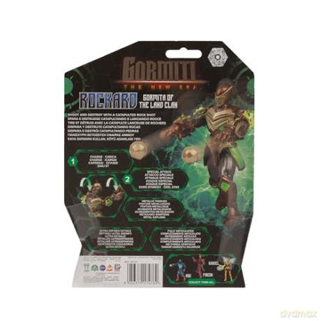 Giochi Preziosi Gormiti The New Era Rockard Gormita of the Land Clan Action Figure 15cm GRV22200