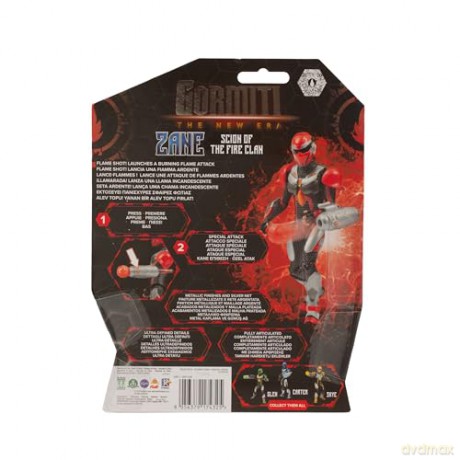Giochi Preziosi Gormiti The New Era Zane Scion of the Fire Clan Action Figure 15cm GRV11000