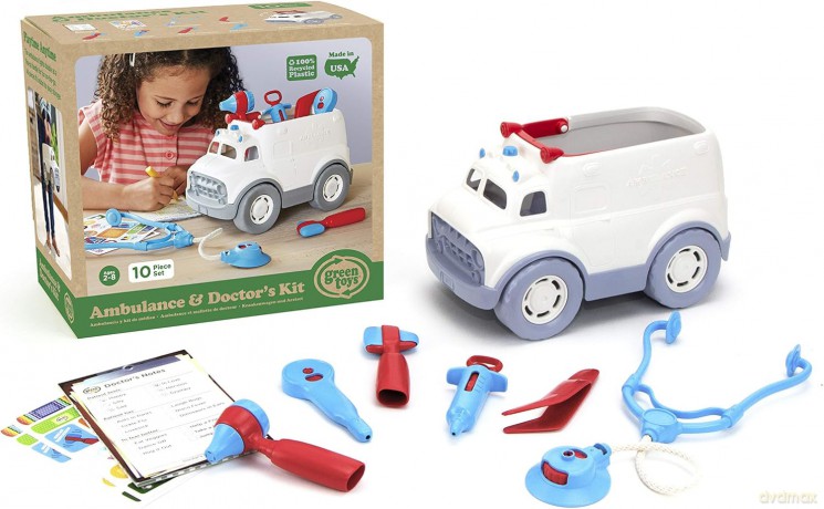 Green Toys Ambulance DoctorS Kit AMDK1313