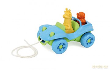 Green Toys Dune Buggy Pull Toy Blue PTDB1308