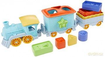 Green Toys Stack Sort Train TNSS1460
