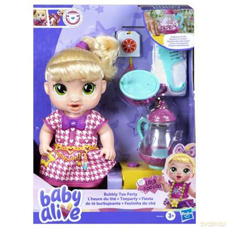 Hasbro Baby Alive Core Nurturing Dolls Bubbly Tea Party Lala G0608