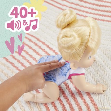 Hasbro Baby Alive Crawl n Play Harper Hugs Doll F9709