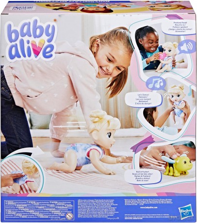 Hasbro Baby Alive Crawl n Play Harper Hugs Doll F9709