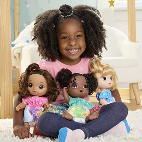 Hasbro Baby Alive Fruity Sips Apple Blonde Hair Doll F7356