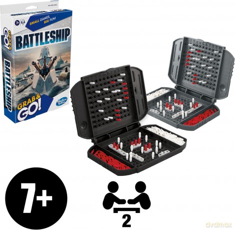 Hasbro Battleship Grab And Go Board Game English Language F8252