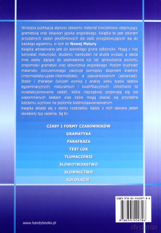 Język angielski - ćwiczenia i testy gramyczno - leksykalne [KSIĄŻKA]