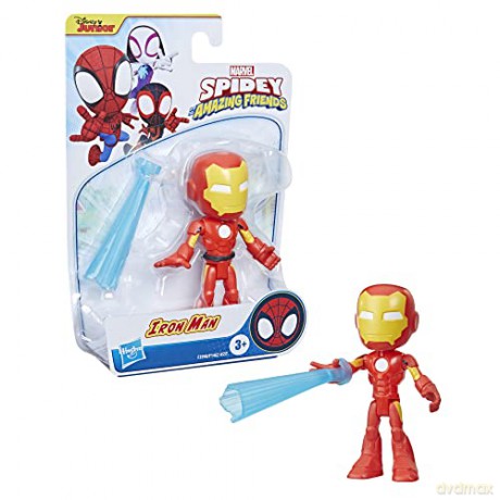 Hasbro Disney Junior Marvel Spidey and his Amazing Friends Iron Man Mini Action Figure F3998