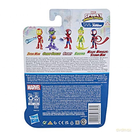 Hasbro Disney Junior Marvel Spidey and his Amazing Friends Iron Man Mini Action Figure F3998