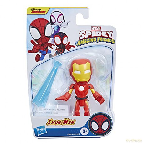 Hasbro Disney Junior Marvel Spidey and his Amazing Friends Iron Man Mini Action Figure F3998