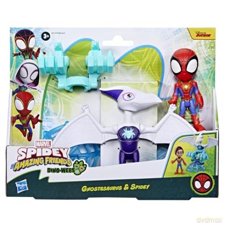 Hasbro Disney Marvel Spidey And His Amazing Friends DinoWebs Ghostasaurus Spidey G0123