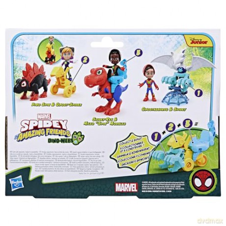 Hasbro Disney Marvel Spidey And His Amazing Friends DinoWebs Ghostasaurus Spidey G0123