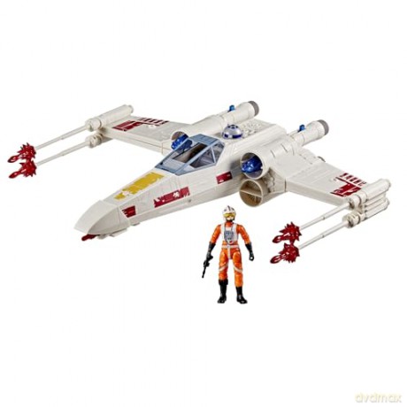 Hasbro Disney Star Wars Epic World of Action Power the Force Luke Skywalkers Force Strike XWing Vehicle G0768