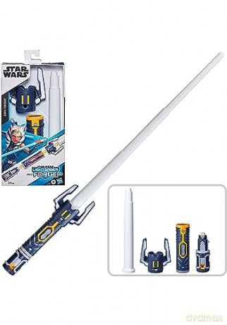 Hasbro Disney Star Wars Lightsaber Forge Ahsoka Tano Extendable White Lightsaber F1159