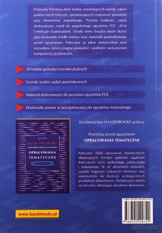 Język angielski FCE. Powtórka przed egzaminem [KSIĄŻKA]