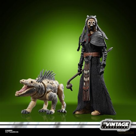 Hasbro Fans Disney Star Wars The Book of Boba Fett The Vintage Collection Tusken Warrior Massiff Action Figures 10cm F6991