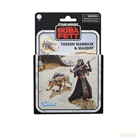Hasbro Fans Disney Star Wars The Book of Boba Fett The Vintage Collection Tusken Warrior Massiff Action Figures 10cm F6991