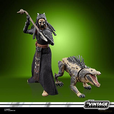 Hasbro Fans Disney Star Wars The Book of Boba Fett The Vintage Collection Tusken Warrior Massiff Action Figures 10cm F6991