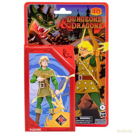 Hasbro Fans Dungeons Dragons Retro Collection Hank Action Figure 15cm Excl F4882