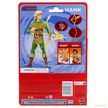 Hasbro Fans Dungeons Dragons Retro Collection Hank Action Figure 15cm Excl F4882