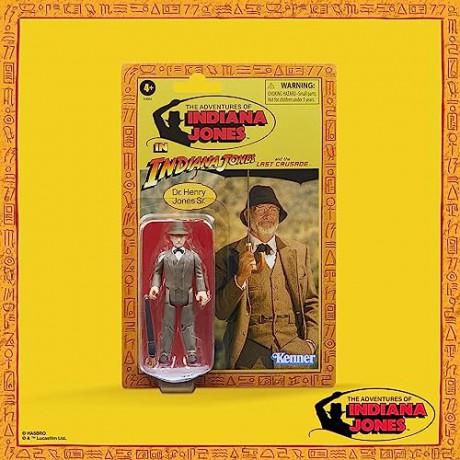 Hasbro Fans Indiana Jones and the Temple of Doom Dr Henry Jones Action Figure 15cm F6084
