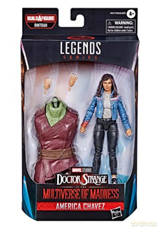 Hasbro Fans Legends Series Build a Figure Marvel Studios Doctor Strange in the Multiverse of Madness America Chavez Excl F0371
