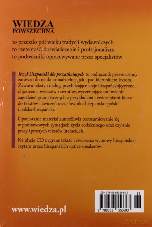 Język hiszpański dla początkujących [KSIĄŻKA]