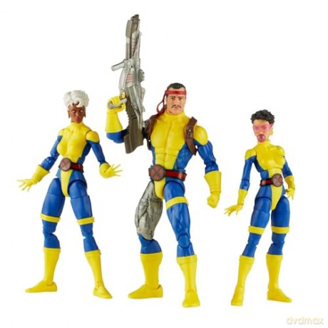 Hasbro Fans Marvel Legends Series 60th Anniversary XMen Storm Marvels Forge and Jubilee Action Figures 3Pack 15cm F7025