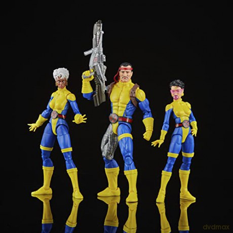 Hasbro Fans Marvel Legends Series 60th Anniversary XMen Storm Marvels Forge and Jubilee Action Figures 3Pack 15cm F7025