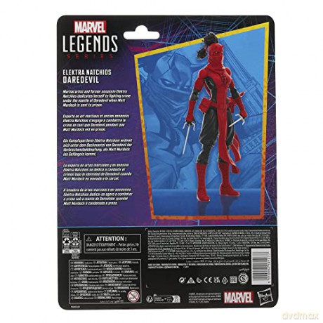 Hasbro Fans Marvel Legends Series SpiderMan Elektra Natchios Daredevil Action Figure 15cm Excl F6572