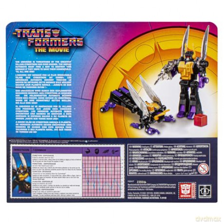 Hasbro Fans Transformers The Movie Insecticon Espionage Kickback Action Figure F6947