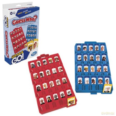 Hasbro Guess Who Grab And Go Board Game English Language F8257