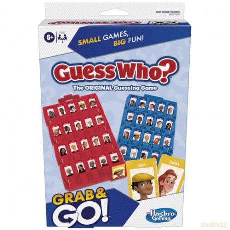 Hasbro Guess Who Grab And Go Board Game English Language F8257