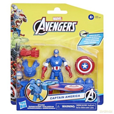 Hasbro Marvel Avengers Battle Gear Captain America Action Figure F9341
