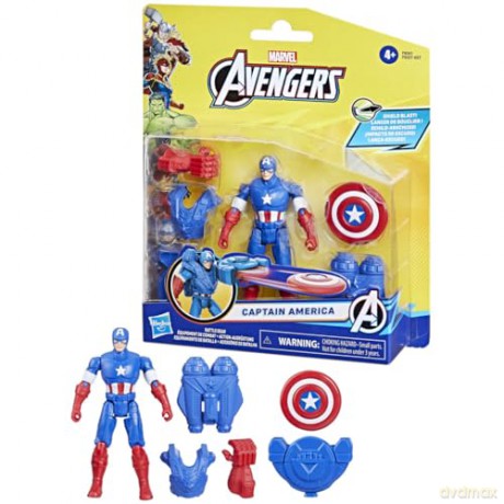 Hasbro Marvel Avengers Battle Gear Captain America Action Figure F9341