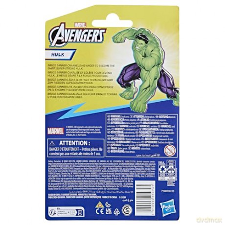 Hasbro Marvel Avengers Epic Hero Series Hulk Deluxe Action Figure 10cm F9339