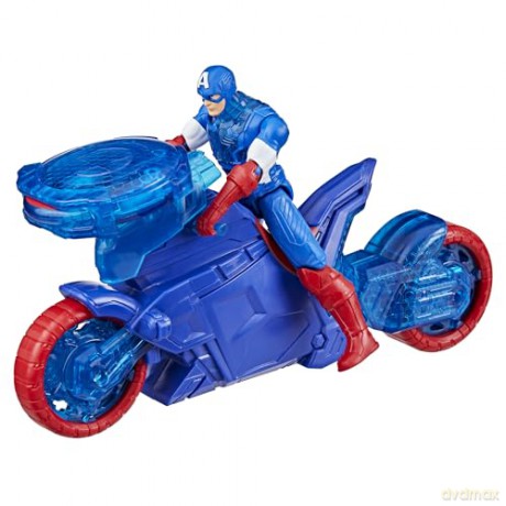 Hasbro Marvel Avengers Epic World of Action Captain America ShieldShot Cycle Vehicle 4 Figure G0889