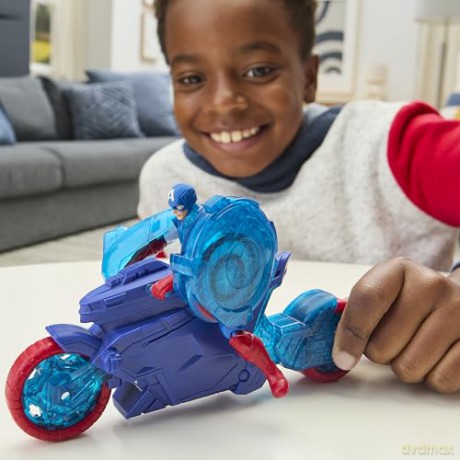 Hasbro Marvel Avengers Epic World of Action Captain America ShieldShot Cycle Vehicle 4 Figure G0889
