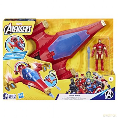 Hasbro Marvel Avengers Iron Man Repulsor Blast Battle Jet F9329