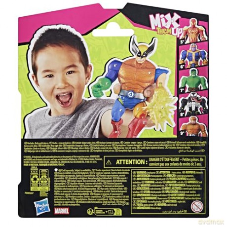 Hasbro Marvel Avengers Mixmashers Wolverine Figure G2877