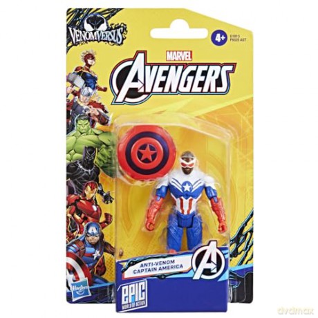 Hasbro Marvel Avengers Venom Versus AntiVenom Captain America Action Figure G1813