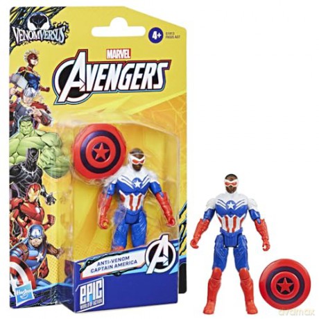 Hasbro Marvel Avengers Venom Versus AntiVenom Captain America Action Figure G1813