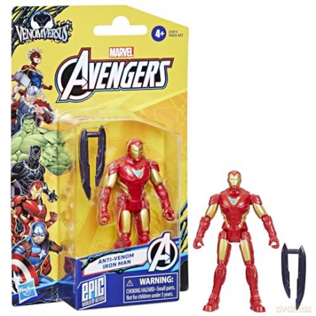 Hasbro Marvel Avengers Venom Versus AntiVenom Iron Man Action Figure G1814