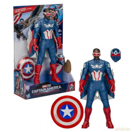 Hasbro Marvel Captain America Brave New World Captain America Flight Mode Action Figure F9298