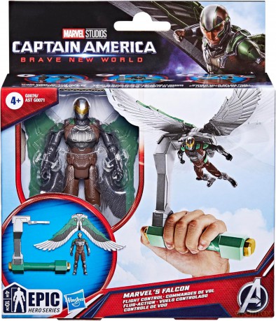 Hasbro Marvel Captain America Brave New World Marvels Falcon 4 Flight Control Figure G0076