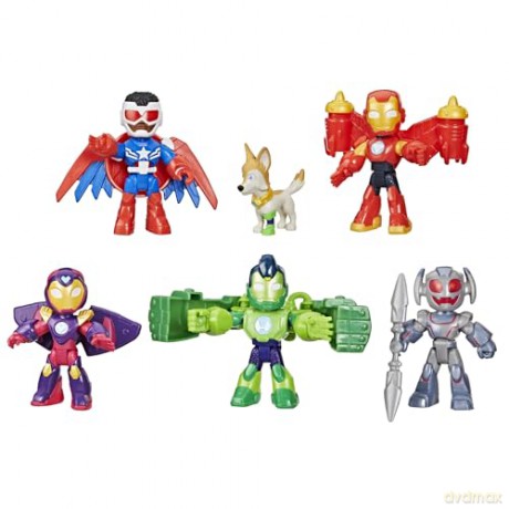 Hasbro Marvel Iron Man And His Awesome Friends Armored Up Avengers Pack Figures G1255