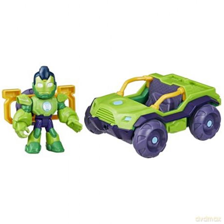 Hasbro Marvel Iron Man And His Awesome Friends Iron Hulk Iron Racer Vehicle G1472